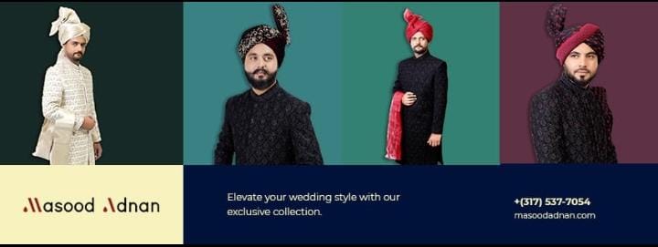 Men’s Sherwani Wedding for Groom: The Regal Choice for Your Special Day