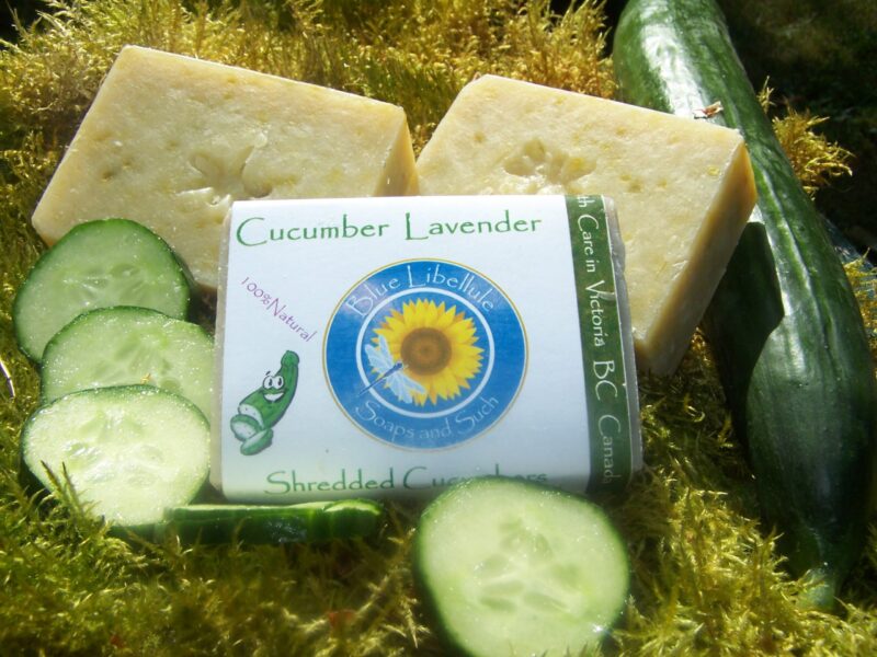 Crafting Tranquility: The Allure of Cucumber Lavender Soap